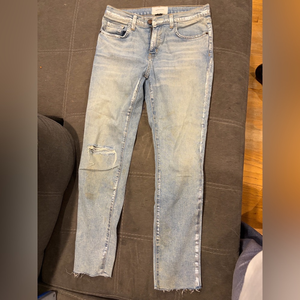 Current/Elliott Light Blue Denim Jeans
